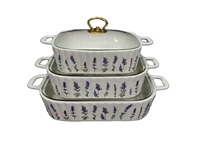 Ensemble de plats de cuisson en céramique modernes pour restaurant, plats rectangulaires de qualité alimentaire pour la restauration