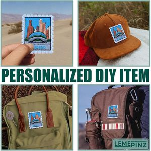 LEMEPINZ Parche Bordado Personalizado Chicago de 3 Pulgadas Termoadhesivo o para Coser, Aplique de Tela para Bolsos en Varios Colores - Product Image 6
