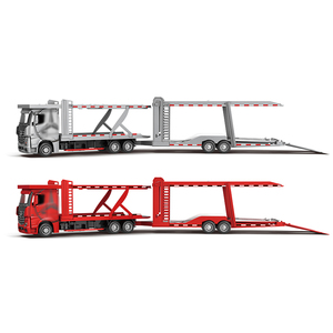 Modelo <span class=keywords><strong>de</strong></span> Camión Transportador <span class=keywords><strong>de</strong></span> Autos <span class=keywords><strong>de</strong></span> Doble Plataforma Merced-Ben Actros, <span class=keywords><strong>Escala</strong></span> <span class=keywords><strong>1</strong></span>:24, Calidad Coleccionable, Fundido a Presión, <span class=keywords><strong>de</strong></span> Alta Resistencia - Product Image 3