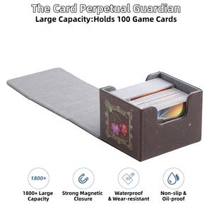 OEM ODM 100% Wasserfeste Umweltfreundliche Personalisierte <span class=keywords><strong>Tarot</strong></span> Yugioh Spielkarten-Aufbewahrungsbox für Reiseunterhaltung - Product Image 4
