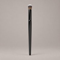 Pinceau de maquillage professionnel KB118 avec fibre de haute qualité de 0,07 mm, virole en aluminium épaissie et manche en bois de qualité supérieure
