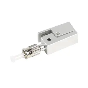 FTTH โลหะสแควร์ประเภท ST Bare Connector Coupler อะแดปเตอร์ไฟเบอร์ออปติก