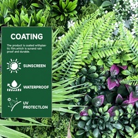 Mur végétal artificiel décoratif personnalisé pour balcon intérieur, clôture en plastique avec gazon vert pour la décoration de fond