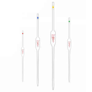 ปิเปตต์วัดปริมาตรแบบใช้ซ้ำได้ ทำจากแก้วบอโรซิลิเกตเกรด A ขนาด 1/2/3/5/10/15/20/25/50/100 มล. สำหรับการถ่ายโอนของเหลวที่แม่นยำ - Product Image 1