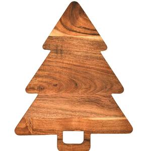PromotionArbre de Noël en fil métallique avec base en bois Dessus de table de Noël Décoration extérieure de Noël décorative - Product Image 4