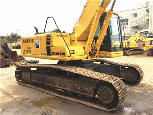 Buen Precio Japón Komatsu PC220 Mini Excavadora sobre orugas usado Komatsu PC60 PC70 PC120 PC160 PC200 PC210 PC300 PC400 para la venta - Product Image 4