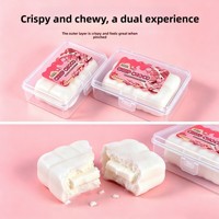 Bonbons Squishy en forme d'arc-en-ciel au chocolat croustillant, best-seller, en forme de donut, macaron en caoutchouc fait main, jouet Squishy croquant et satisfaisant
