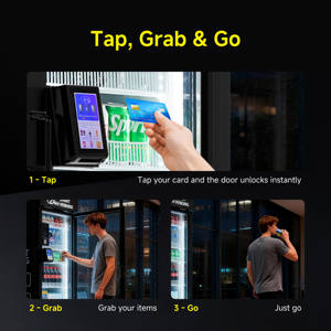 Mesin Vending HAHA 360 Snack Drink Combo SDK 4G WiFi Smart dengan Pemantauan Jarak Jauh, Pendingin Kompresor, dan Pembayaran Kartu Kredit Kustom - Product Image 3