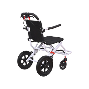 Silla <span class=keywords><strong>de</strong></span> <span class=keywords><strong>Ruedas</strong></span> Plegable Ligera <span class=keywords><strong>de</strong></span> Acero al Carbono, Ayuda <span class=keywords><strong>de</strong></span> Movilidad Ajustable <span class=keywords><strong>para</strong></span> Adultos Mayores y Discapacitados, Uso Doméstico y Hospitalario - Product Image 3