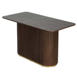 Mesa de Comedor Moderna Cuadrada de 63.00 Pulgadas - Madera de Nogal para Uso en el Hogar y Hoteles, Ensamblada - Product Image 2