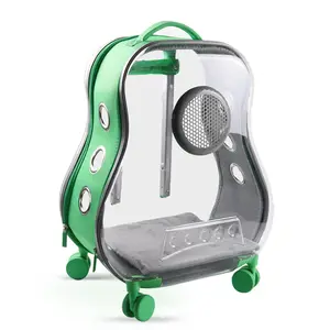 Transparent Breathable Multi-Purpose Airline Pet Travel Bag Travel Trolley Case For Cat And Dog