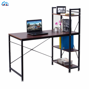 Muebles de oficina en forma de <span class=keywords><strong>L</strong></span> de madera para el hogar, mesa de trabajo de esquina, estudio, escritorio de escritura, Pc de escritorio - Product Image 5