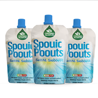 Doypack En Gros Personnalisable 150ml 200ml 300ml Qualité Alimentaire Pour Jus, Poche Stérilisable, Sachet Alimentaire Bébé, Poche Debout Avec Bec Verseur Pour Purée