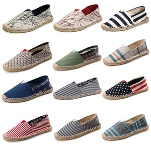 <span class=keywords><strong>Scarpe</strong></span> Estive alla Moda Fatte a Mano con Suola in Canapa, <span class=keywords><strong>Espadrillas</strong></span> Piatte in Lino per <span class=keywords><strong>Uomo</strong></span> - Product Image 1