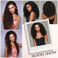 Nouvelle couleur FH P4/27 Mèches bouclées birmanes en cheveux humains pour crochet, extensions de cheveux pré-bouclées à nœuds miracle pour tresses