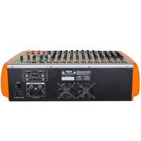 Console de mixage professionnelle 8/12/16 canaux 99DSP effet mélangeur de Performance à Double étape équilibrée à 7 segments