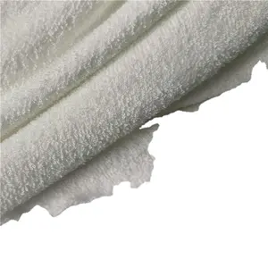 Tela de rizo de doble bucle de bambú natural orgánico Tela de toalla de rizo de bambú de algodón
