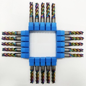 1/2/3/4/6 sáo hrc45/50/55 không tráng <span class=keywords><strong>tungsten</strong></span> <span class=keywords><strong>carbide</strong></span> Cutter End Mill Cutter cho nhôm - Product Image 6