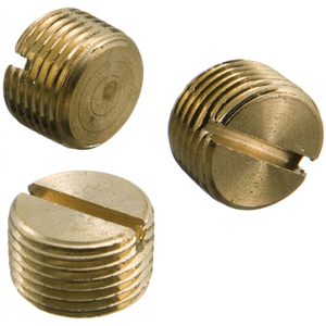 Tapón de latón flexible con ranuras para tubería, rosca NPT BSPT, cabezal ranurado, accesorio de tubería de alta presión en pulgadas, OEM ODM personalizado (AOL-04) - Product Image 4