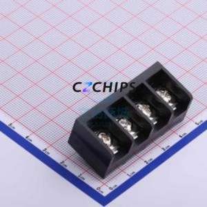 HB66-11.11-04P Barrier Terminal Block Through hole Component (THT),P=11.11mm Connector Three Sides 11.11mm 1x4P Straight Pin - Product Image 1