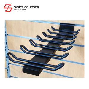 ตู้โชว์ไม้เบสบอลแบบกำหนดเอง Swift Courser พร้อมแผ่นหลังสำหรับจัดแสดงในร้านค้าปลีก (สีดำ/สีขาว) - Product Image 3