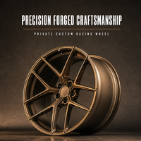 Jantes forgées concaves profondes de 18, 19, 20, 21, 22 pouces, 5x120, 5x112, 5x114.3, bronze mat, jantes de course pour BMW M2 M3 M4 M5