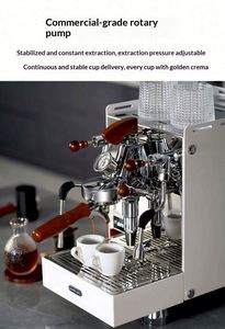 Cafetera Espresso Comercial Profesional de Acero Inoxidable con Doble Caldera, Cabezal de Preparación E61 <span class=keywords><strong>Rocket</strong></span> E61 y Espumador de Leche - Product Image 6