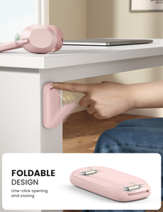 Support de casque Lamicall STDH01 en ABS durable, pliable, à fixer sous le bureau, gain de place pour studio et <span class=keywords><strong>musique</strong></span> - Product Image 2