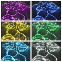 Éclairage de périmètre de piscine à fibres optiques multi-brins, DMX, étanche, à changement de couleur, LED, pour piscine et spa