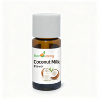 Flavorspring Factory Arôme Concentré de Lait de Coco Qualité Alimentaire Liquide Soluble dans l'Huile 1KG Bouteille en Aluminium pour Boissons, Pâtisseries et Glaces