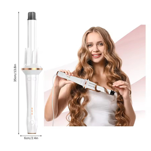 Fer à boucler professionnel en céramique rose, chauffage électrique automatique, à ions négatifs, pour femmes, vente en gros à prix abordable - Product Image 2