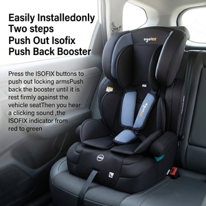 Siège <span class=keywords><strong>rehausseur</strong></span> détachable Ogolee certifié ECE R129/03 I-Size, fixation ISOFIX, réglage de la hauteur sur 6 positions, non pliable, charge maximale 36 <span class=keywords><strong>kg</strong></span> - Product Image 1