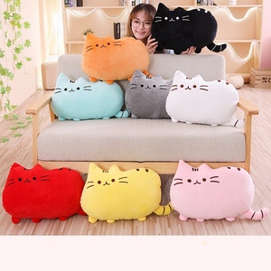 Groothandel Schattige Super Zachte Kat Knuffels Dier Gevulde Sofa Kussen Pp Katoen Vulling Mesh Gewassen Graduatie Geschenk Stress Reliëf - Product Image 6
