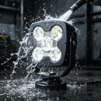4.3 Inch 50W Square LED Work Light IP68 Waterproof 12-48V 3600 Lumens Auxiliary Driving Lamp for Offroad Car Truck Forklift