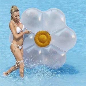 Flotteur gonflable en PVC pour <span class=keywords><strong>piscine</strong></span>, en forme de fleur, pour adultes, durable, pour les loisirs et les divertissements aquatiques - Product Image 1