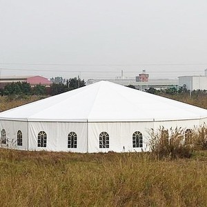 Carpa para Fiestas y Bodas, Pabellón para Exposiciones al Aire Libre, Estructura de Acero, Tela Oxford de Doble Capa, Impermeable, para Uso en las Cuatro Estaciones - Product Image 1