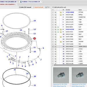 Bantalan lengan ekskavator 209-25-00102 cincin lengan untuk <span class=keywords><strong>PC750</strong></span>-<span class=keywords><strong>7</strong></span> PC800-6 PC800-<span class=keywords><strong>7</strong></span> PC800-8 dibuat di Tiongkok stok tersedia - Product Image 6