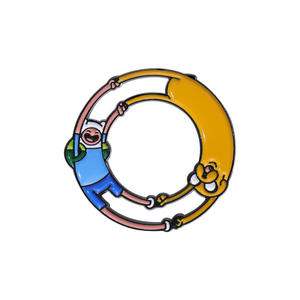 เข็มกลัดเคลือบรูปตัว<span class=keywords><strong>การ์ตูน</strong></span>ในการผจญภัยของอเมริกาตัวแสดงภาพเคลื่อนไหวแรงบันดาลใจเข็มกลัดปกเสื้อของขวัญเครื่องประดับสำหรับเพื่อนเด็ก - Product Image 1