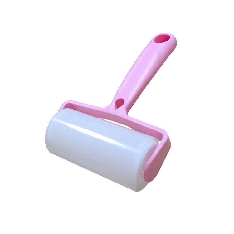 Ролик для удаления ворса с крышкой, пылезащитный ролик для шерсти домашних животных, щетка с деревянной ручкой, липкий ролик для волос