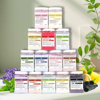 Masque Peel Off au collagène hyaluronique blanchissant organique personnalisé de marque privée OEM poudre de masque en gelée de rose pour le visage