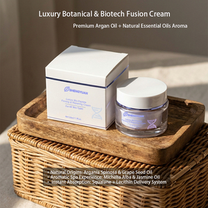 Crema Viso Idratante Rassodante e Lifting Coreana con Polipeptidi Fermentati, Booster Vegano al Collagene con Oli Essenziali Naturali - Product Image 3