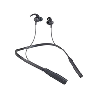 Kvance IPX-5, headphone tahan air BT006 dengan tali leher perahu indikator baterai LED Model Bnba