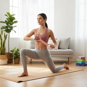 Kit de Fitness Portátil con Banda Elástica y Pelota de Yoga para Entrenamiento de Cuerpo Completo y Ejercicios de Fuerza en Casa o de Viaje - Product Image 6