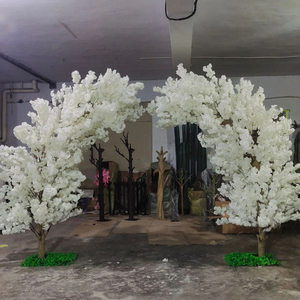 Árboles <span class=keywords><strong>de</strong></span> Flores <span class=keywords><strong>de</strong></span> Cerezo Artificiales <span class=keywords><strong>de</strong></span> Seda, Arco <span class=keywords><strong>de</strong></span> Flores <span class=keywords><strong>de</strong></span> Sakura para Decoración <span class=keywords><strong>de</strong></span> Bodas en Interiores y Exteriores, Arco Floral Artificial para Bodas - Product Image 3