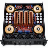 Gooermi MIA-DZ1300 4x2000W 4 1U Metal Digital 4-Channel Class D Professional Power Amplifier Sistem Suara Stereo Cetakan Pribadi