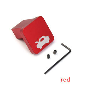 Cubierta de manija de capó de coche, aleación de aluminio, negro, azul, plateado, rojo, para Honda Civic Crv 96-2011 - Product Image 4