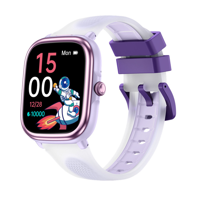 New Children's Smart Watch Multi-Language Square Screen Voice Recorder 100 learn card Smartwatch with Fun Games