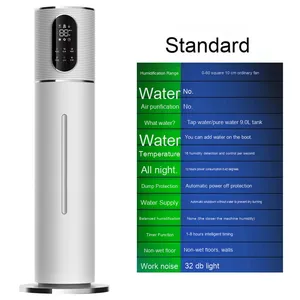 Máy tạo độ ẩm không khí đứng điện công suất lớn với máy tạo sương mù im lặng và Máy bơm nước sử dụng hương liệu tại nhà - Product Image 6