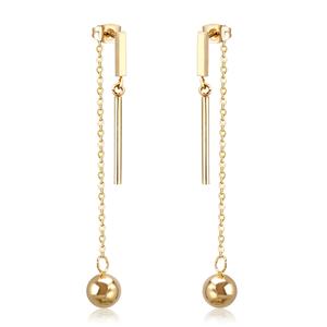 ต่างหูแฟชั่นยอดนิยม Asonsteel สแตนเลสประดับมุกสำหรับผู้หญิง - Product Image 1