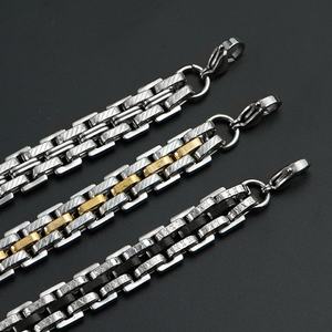 Fabricante de Joyería Personalizada, Pulseras de Acero Inoxidable para Hombre, Diseños de Joyería de Última Moda, Revestimiento de Titanio, Nunca se Desvanece - Product Image 2